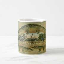 Florida 1905 Alligator Border mug