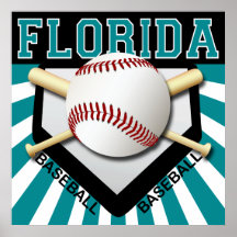 FLORIDA BASEBALL POSTER