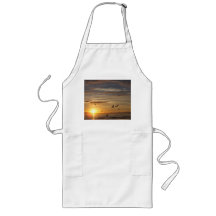 Florida Beach Sunset with Birds Apron