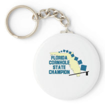Florida Cornhole Champion Key Chains