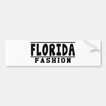 Florida Fashion Designs Bumper Sticker