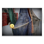 Florida fishing boat net closeup, faded version card