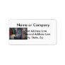 Florida fishing boat net closeup, faded version custom address labels