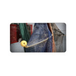 Florida fishing boat net closeup, faded version personalized address labels