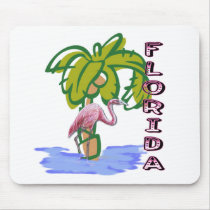 Florida Flamingo Mousepad