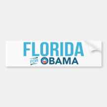 Florida For Barack Obama Biden Bumper Sticker