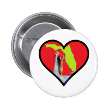 florida fountain of youth pinback button