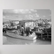 Florida Keys Fishing, 1938 Print