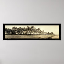 Florida Keys Fishing Photo 1912 Poster