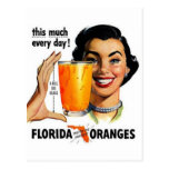 Florida Orange Juice Postcards