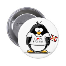 Florida Penguins Buttons