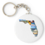 FLORIDA PICTURE DESIGN KEYCHAINS