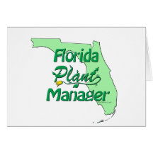 Florida Plant Manager Card