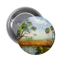 Florida Ranch Painting Pin