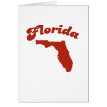 FLORIDA Red State Greeting Cards