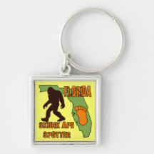 Florida Skunk Ape Spotter Keychain