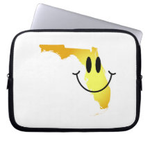 Florida Smiley Face Computer Sleeve