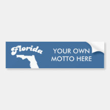 FLORIDA STATE MOTTO T-SHIRT T-shirt Bumper Stickers