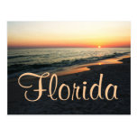 Florida sunset postcard