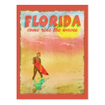 Florida Surfer Postcard