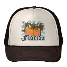 Florida The Sunshine State USA Hats