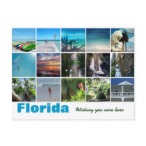Florida Wishing you were here post card photograph