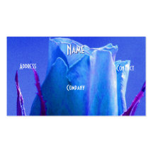 Florist - Blue Rose Business Cards