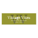 Florist Customizable Business Card Monograms