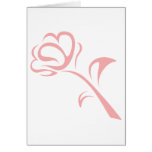 Florist Logo in Swish Drawing Style Greeting Cards