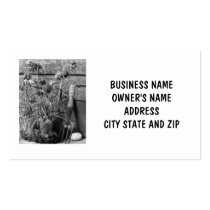 FLORIST OR FLOWER ARRANGER'S BUSINESS CARD business cards