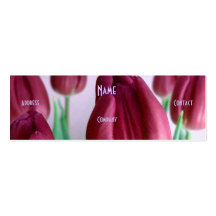 Florist - Rosey Tulips Business Cards