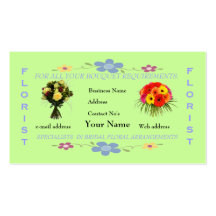 Florists Business Card Template