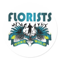 Florists Gone Wild Stickers