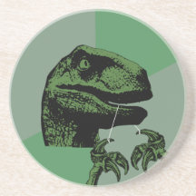 Flossoraptor Philosoraptor Drink Coaster