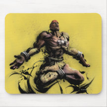 Flottement de Dhalsim Tapis De Souris