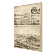 Flour Mills, Isenours Glenwood, Minnesota Canvas Prints