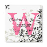 flourish monogram; save the date