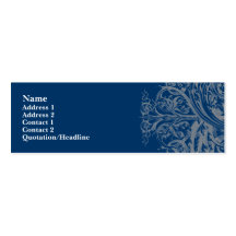 Flourish Profile Card Business Card Template