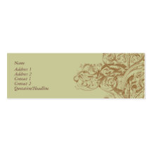 Flourish Profile Card Business Cards