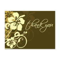 Flourish Thank You Postcard