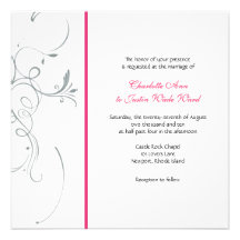 flourish wedding announcement