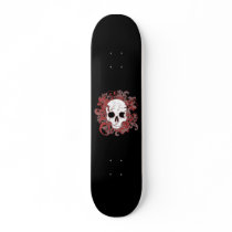 Flourishes Skull Skate Board Deck