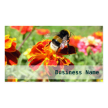 Flower Addict - Bumble-Bee Elegant Business Card Templates
