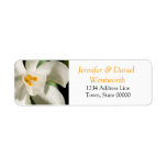 Flower Address Labels White Lily labels