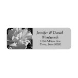 Flower Address Labels White Rose labels