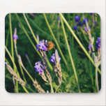 Flower and Bee Mouse Pad