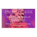 Flower and Butterfly in Pink and Purple Business Card