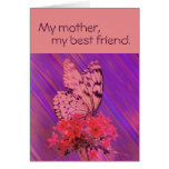 Flower and Butterfly in Pink and Purple Cards