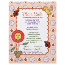 Flower and Plant Sale Flyer