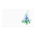 Flower and Stars Design Business Card